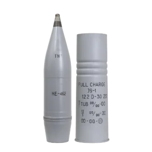 122 mm ROUND WITH HE-FRAG GRENADE – full charge
